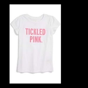 NWT Kate Spade girls' tickled pink tee